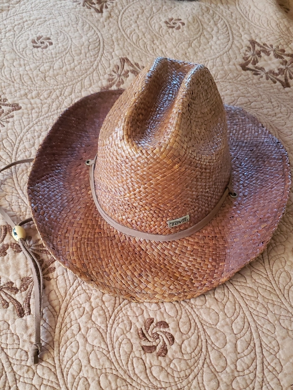 Teva Straw Western Hat M/L